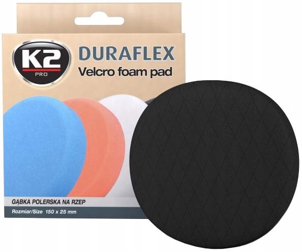 

K2 Duraflex Gąbka Polerska Wykończeniowa Czarna