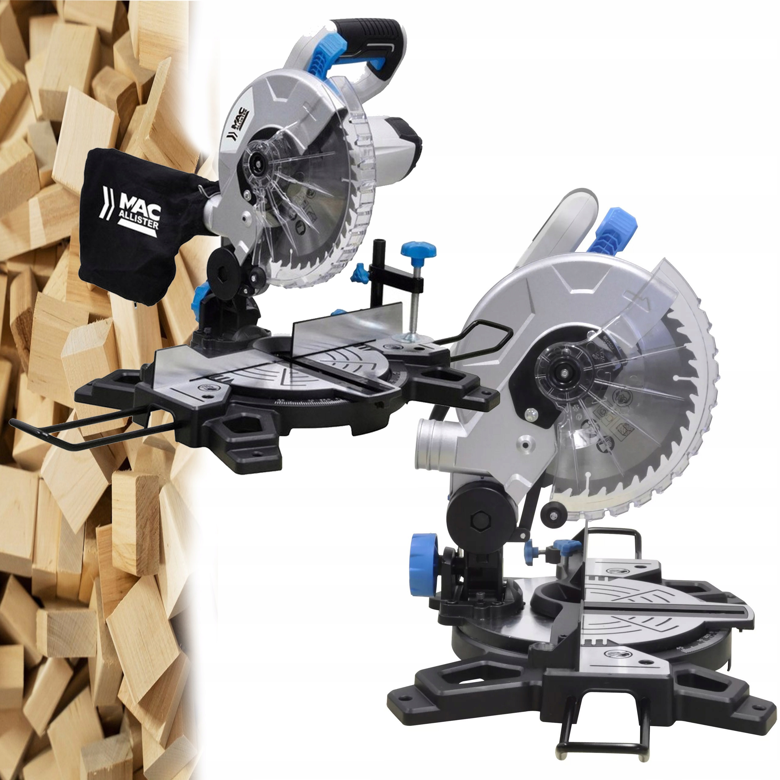 Mocna Ukośnica Piła Ukosowa Z Posuwem MacAllister 210 mm 1500W