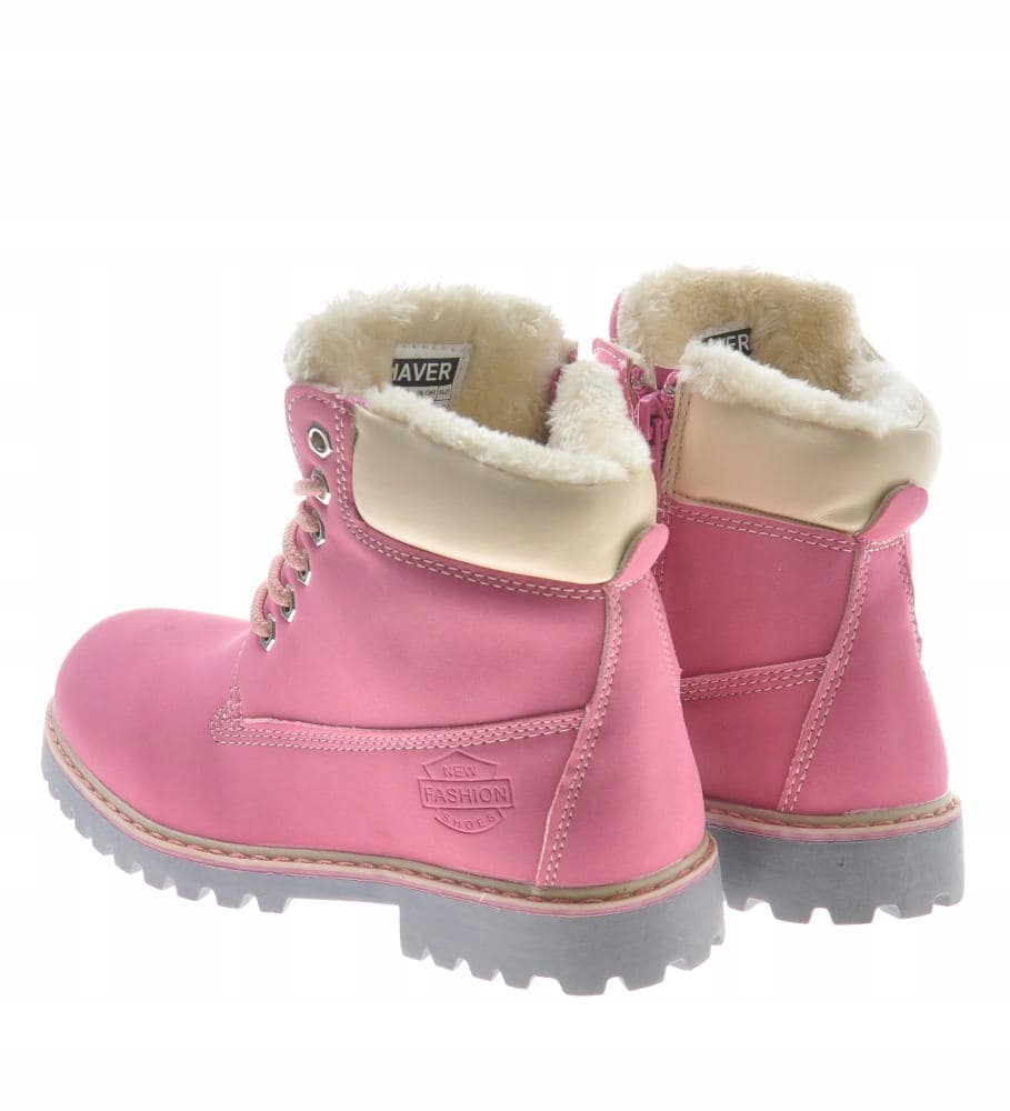 OCIEPLANE DZIECIĘCE buty BOTKI TRAPERY 9582 32 Płeć dziewczynki