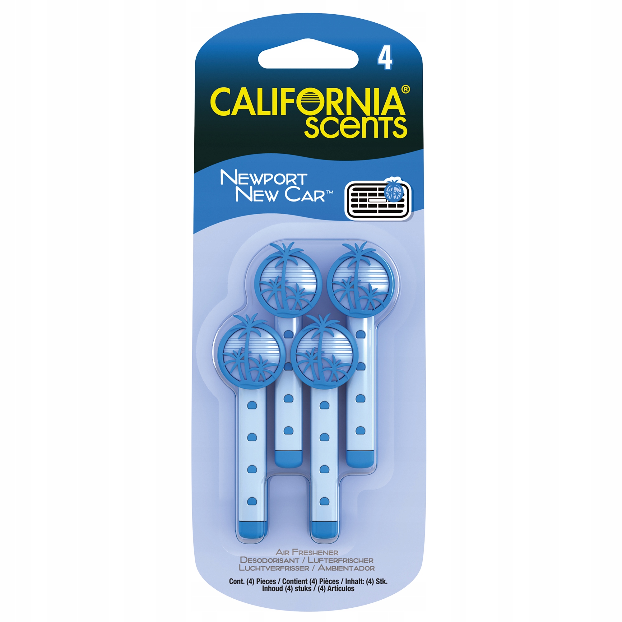 CALIFORNIA SCENTS PATYCZKI ZAPACH NEWPORT NEW CAR Producent California Scents