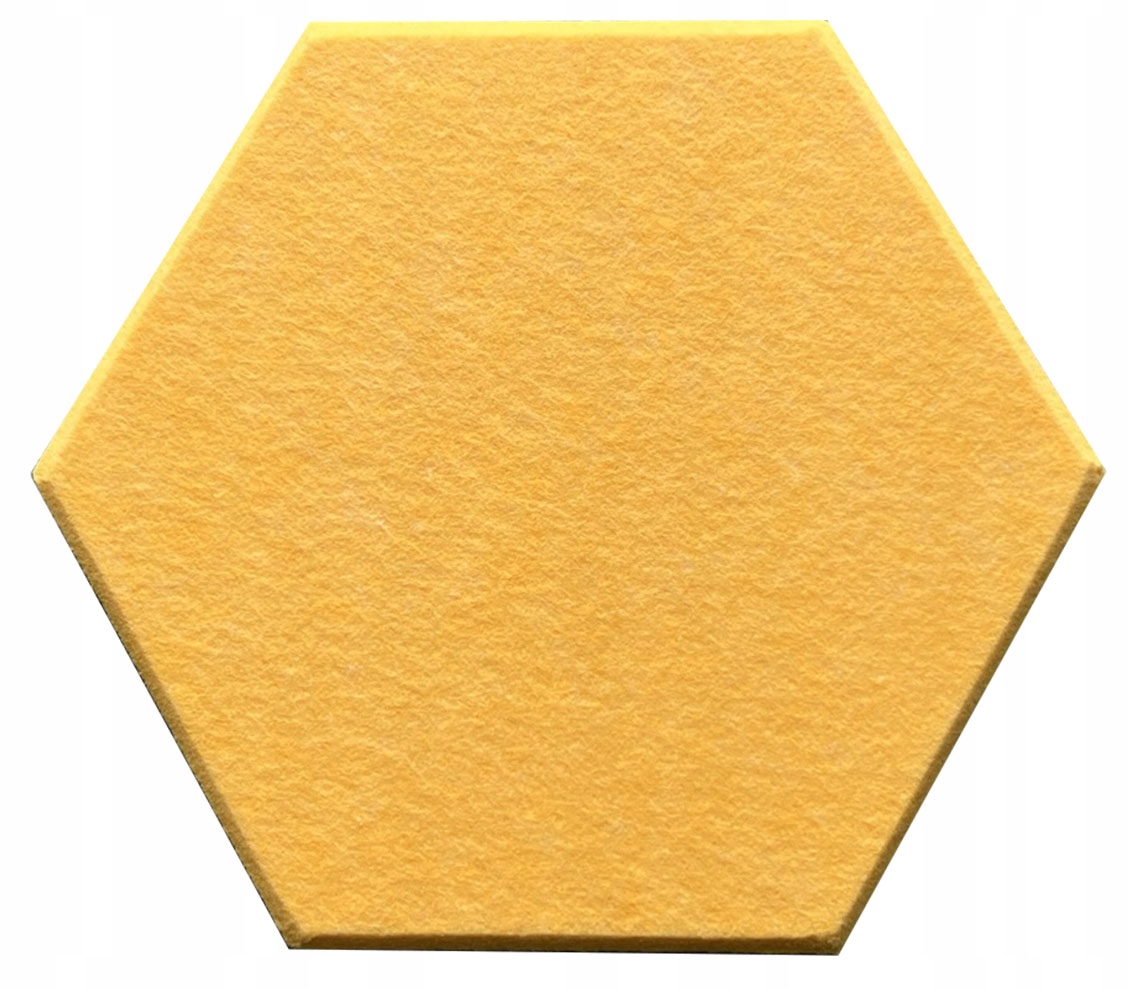 

Żółte panele filcowe samoprzylepne hexagony HB-26