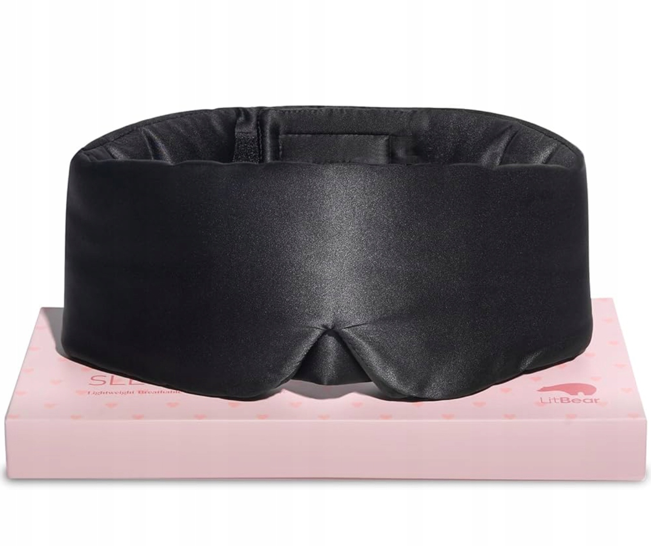 Spací maska LitBear Side Sleep Mask – luxusní spánek ze 100% hedvábí