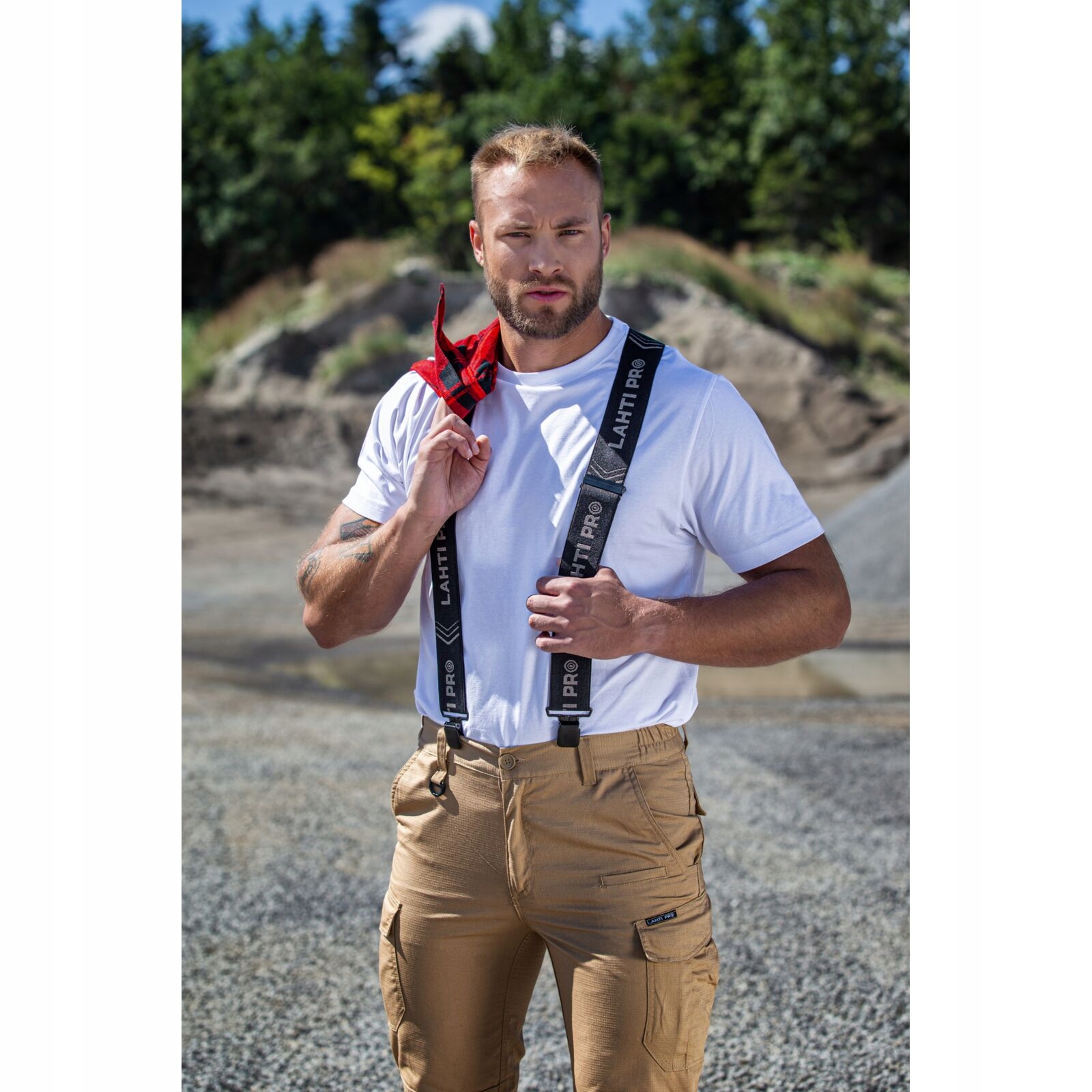 KOSZULKA T-SHIRT 180G/M2, BIAŁA, "XL", CE, LAHTI Marka Lahti Pro