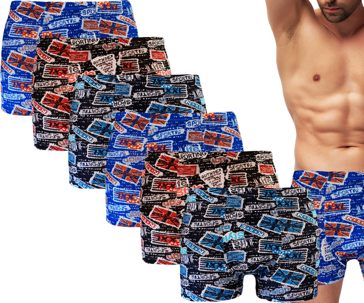 

6x Bokserki męskie Bambusowe Majtki rozmiar XXL