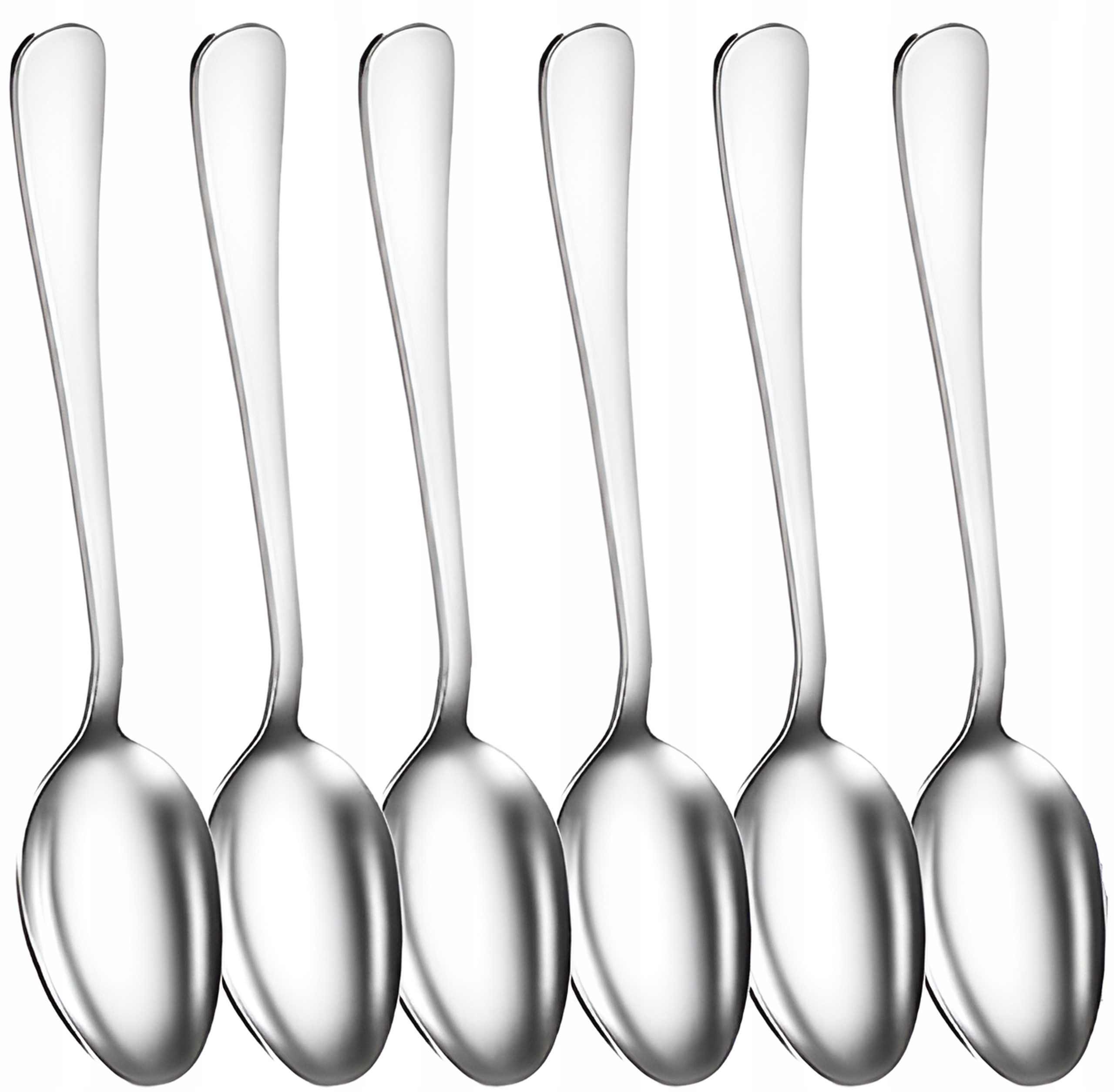 ZESTAW KOMPLET DUŻYCH ŁYŻEK OBIADOWYCH ZUPY 6 szt