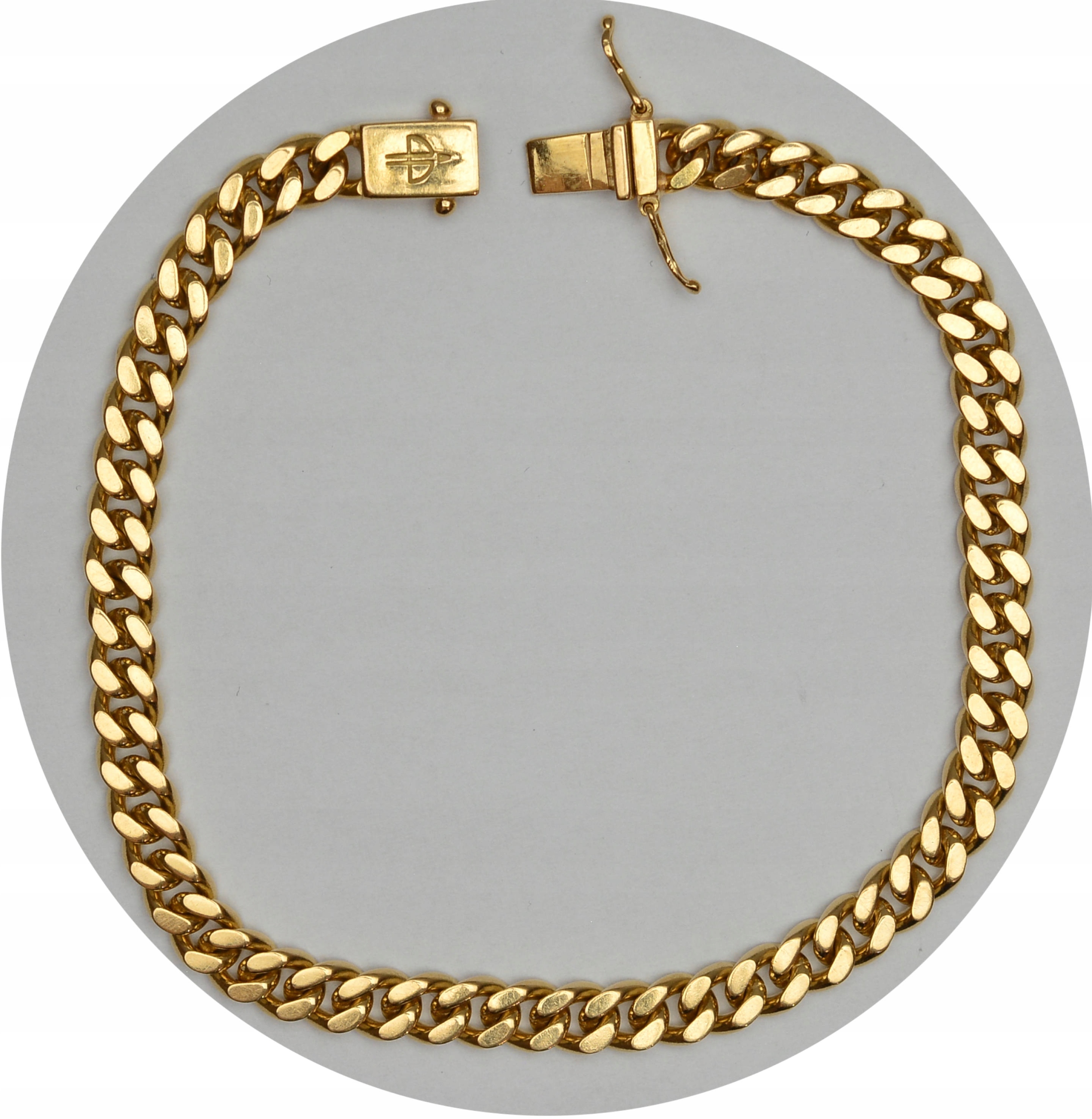 11.ed.ZŁOTA BRANSOLETKA unisex próba 750