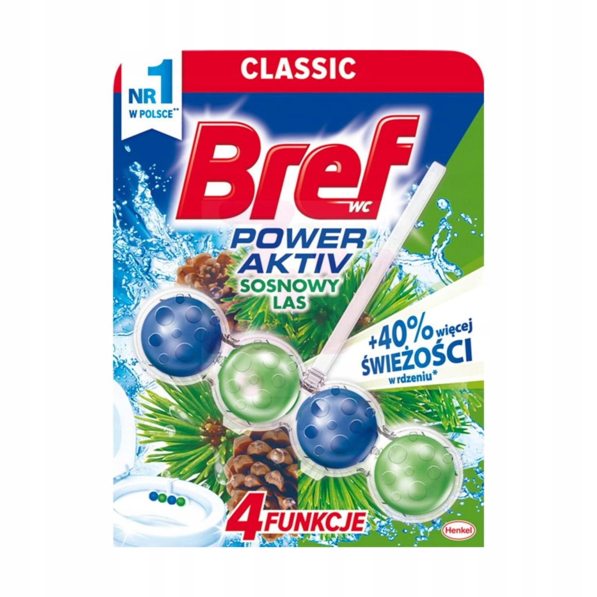 

Bref Power Active Zawieszka Wc kulki 50g Sosna