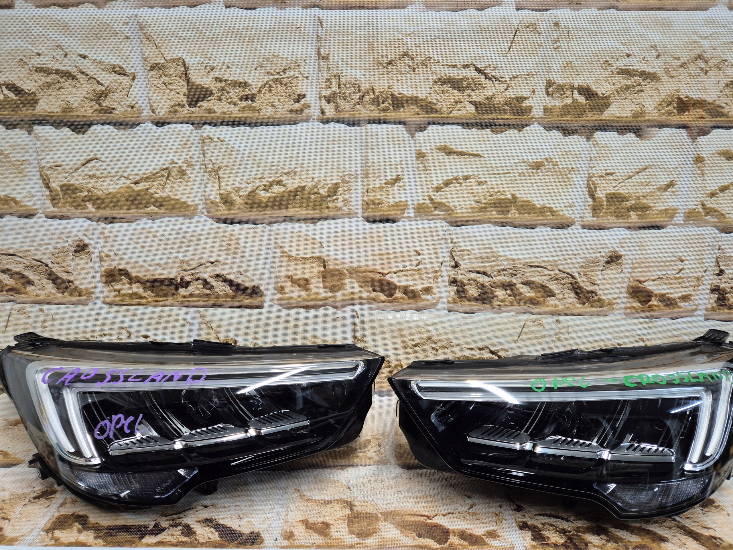 opel crossland full led prawa lampa europa kompletna