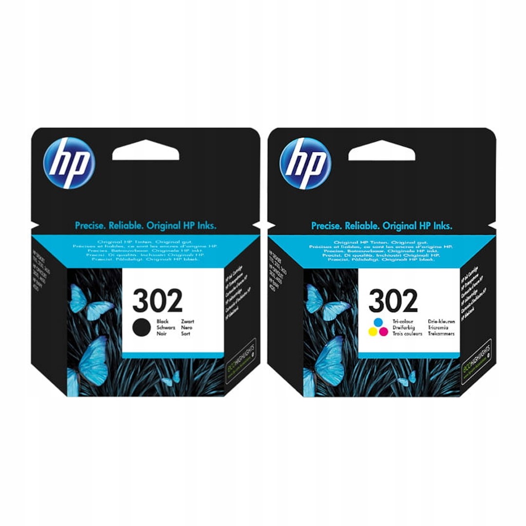 Hp tusz 302 2-Pack zestaw black/tri-color X4D37AE