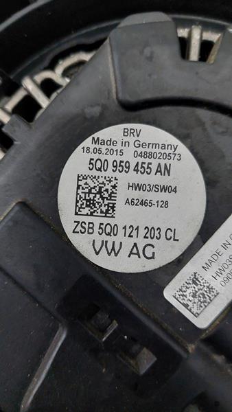 LEON III 12- 2.0 TDI OBUDOWA WENTYLATOR CHŁODNICY 5Q0959455AN 5Q0121205AD Jakość części (zgodnie z GVO) O - oryginał z logo producenta pojazdu (OE)