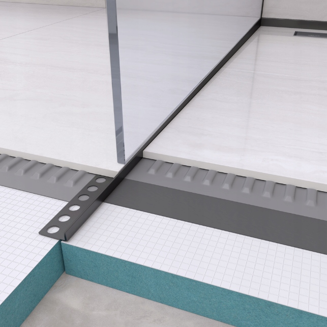 BALNEO LISTWA SPADKOWA LEWA CZARNA 120 CM Stan opakowania oryginalne