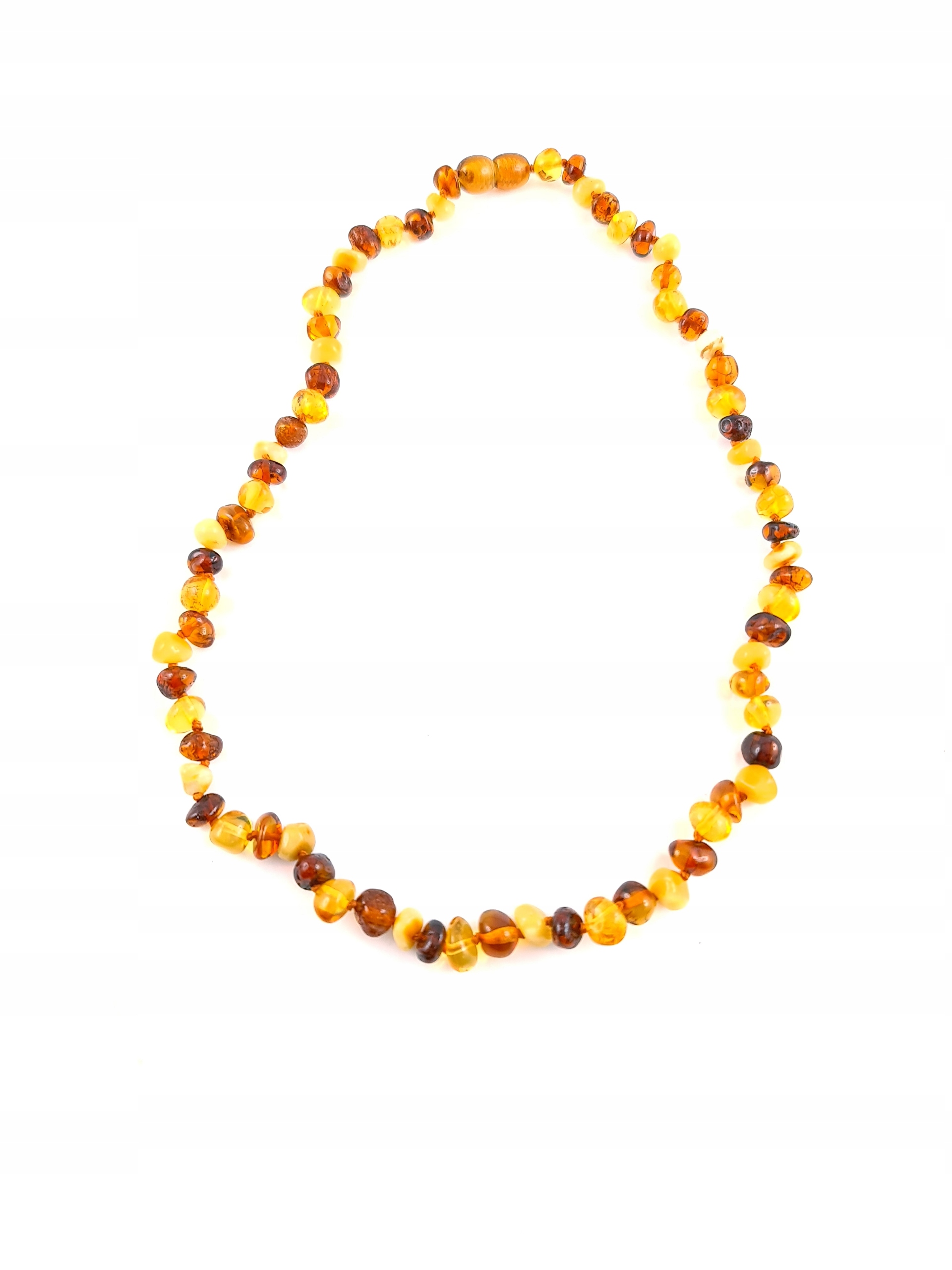 

Naszyjnik korale Bursztyn naturalny barok kolorowe