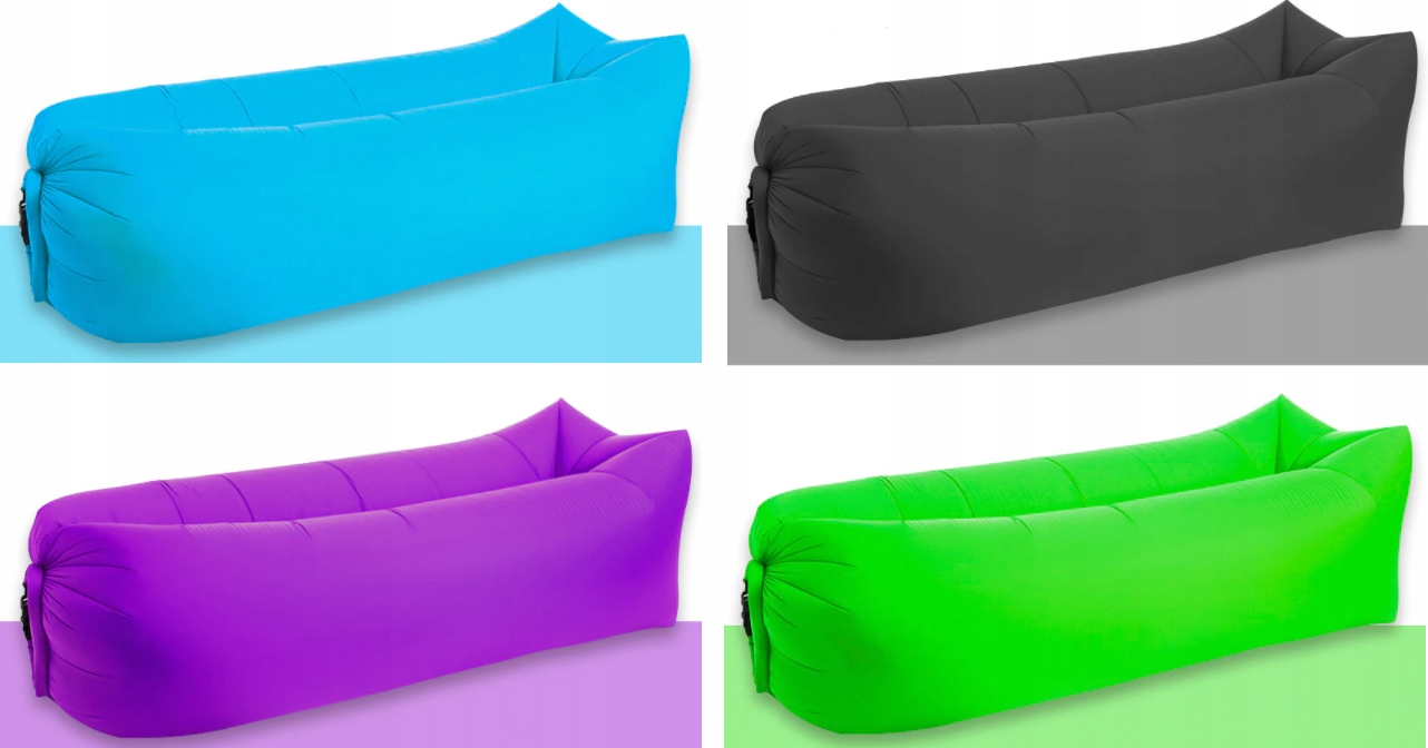 NADMUCHWIANA SOFA LAZY BAG AIR LEŻAK ROZKŁADANY MATERAC NA POWIETRZE XL Akcesoria w zestawie pokrowiec