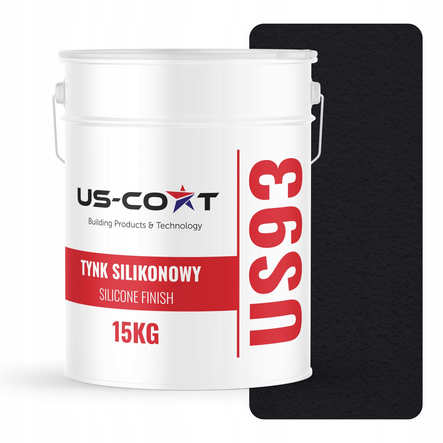 Silikónová Omietka Čierna Hlboká RAL9005 15KG Baranek Granulácia 2.0 mm