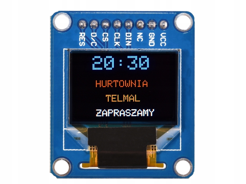 Wyświetlacz OLED SSD1331 0,96'' RGB SPI - Idealny do Projektów! DIV