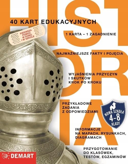 Karty edukacyjne - Historia Rodzaj atlas, tablice, wzory
