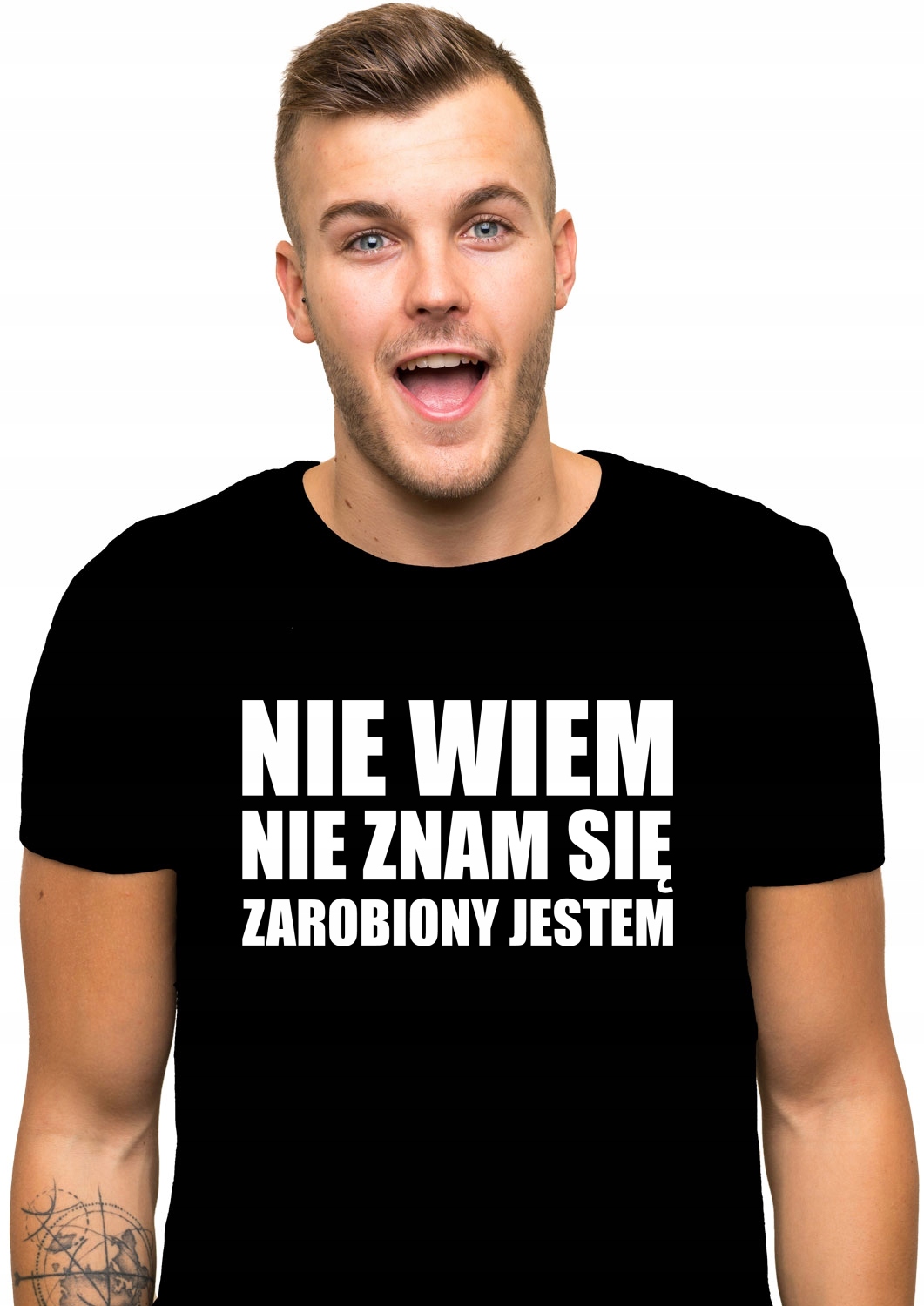 

koszulka Nie Wiem Nie Znam Się Zarobiony prezent