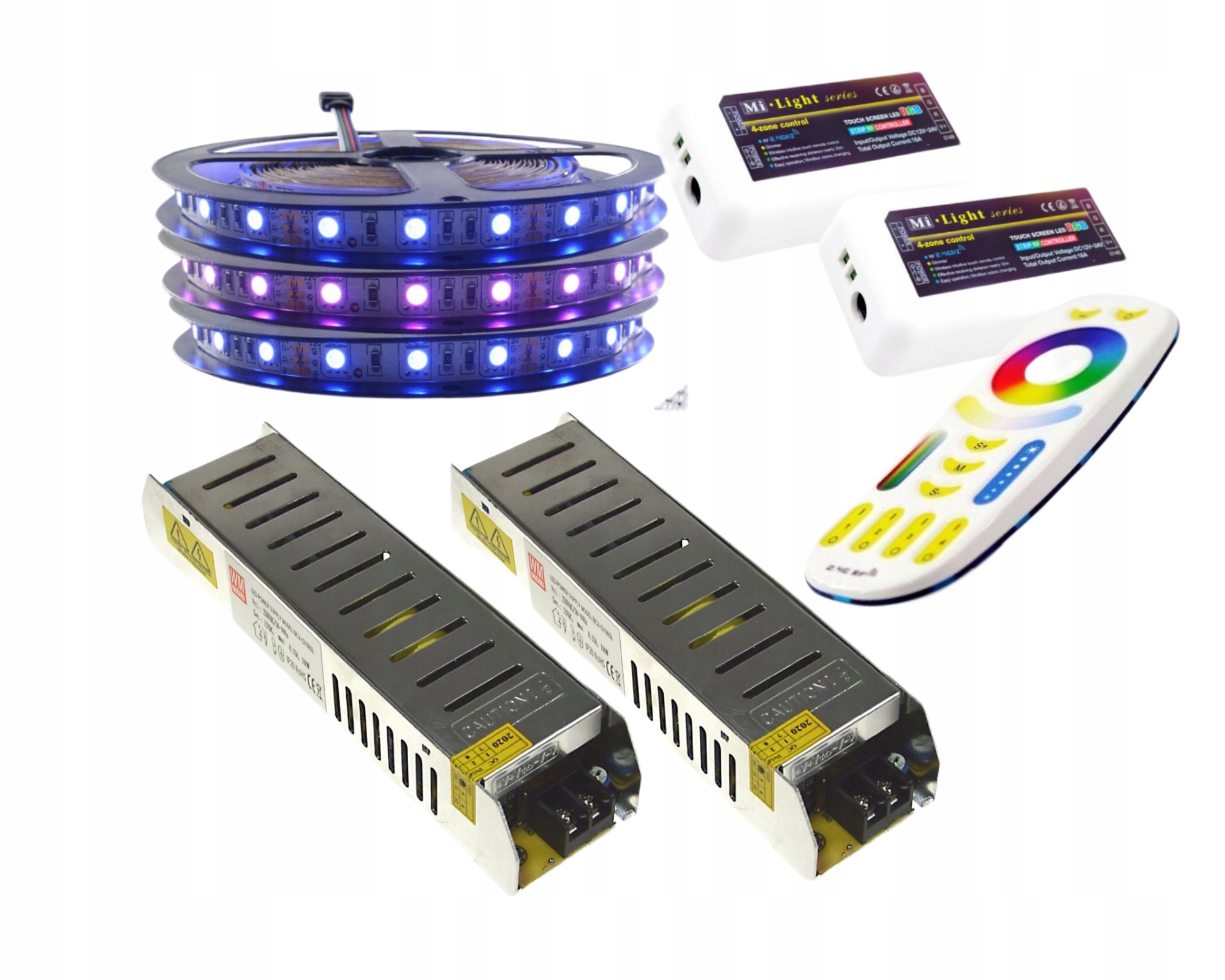 Set Led pásek 300 Rgb 5050 Mi-Light Premium 15 m