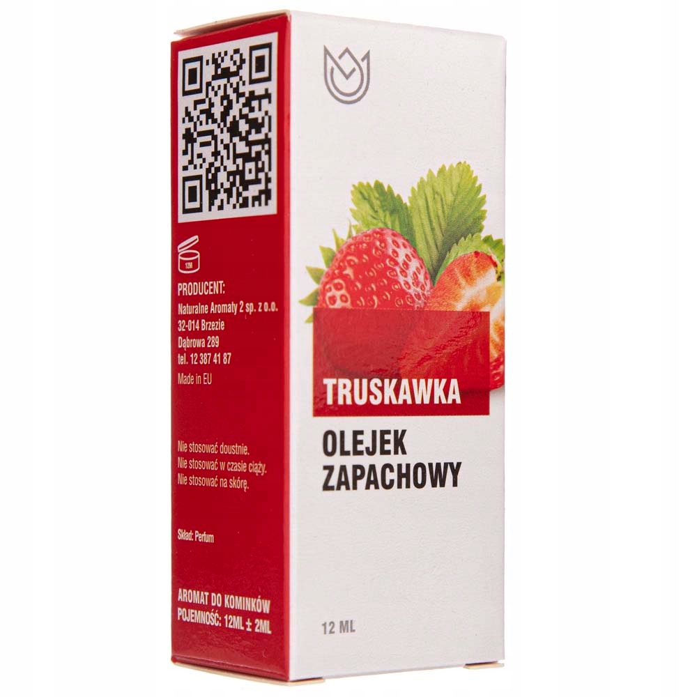 

Naturalny Olejek Zapachowy 12ml Truskawka