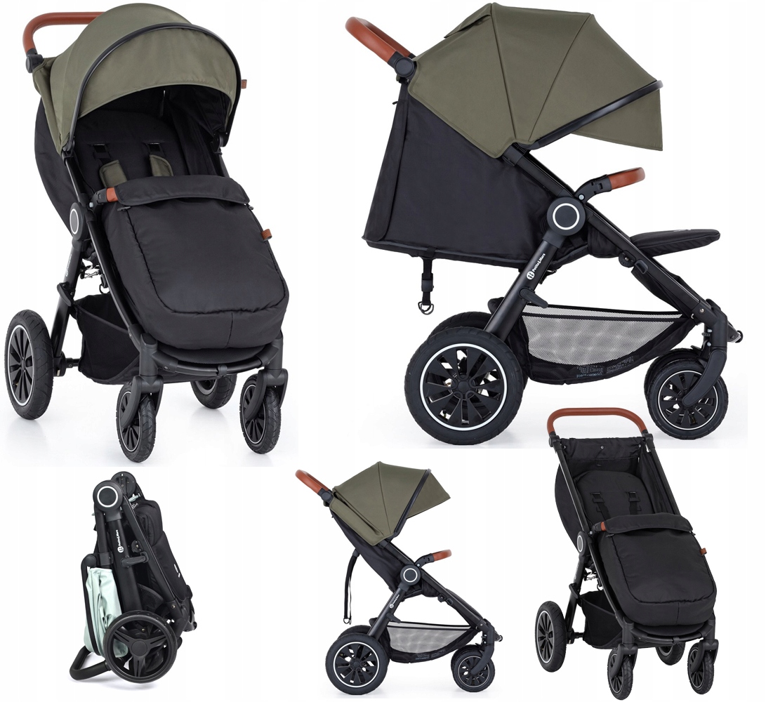 Wózek Petite&Mars Street+ Air OAK|Olive + Okry