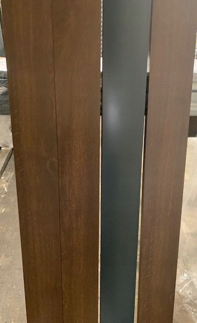 PROFIL 120x20 mm alum, drewnopodobny orzech, 1 mb dostępny od ręki Marka Profil