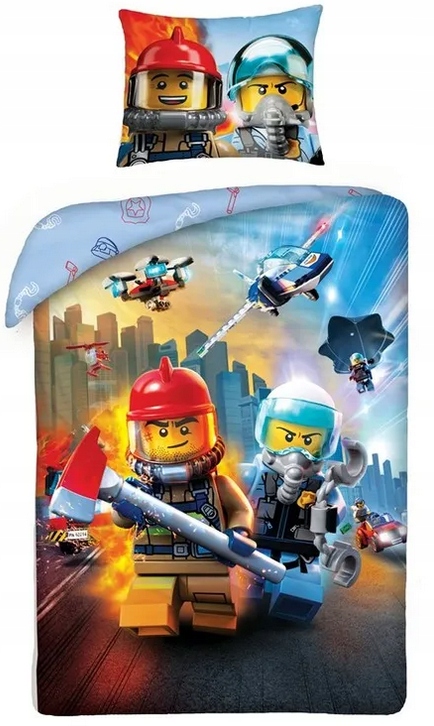 

Pościel Lego City Klocki Posciel 140X200 Oryginał