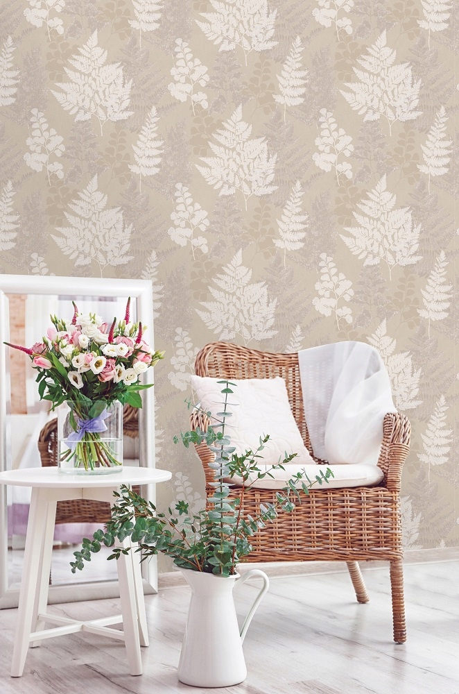 TAPETA HOLDEN PATTERDALE NOWOCZESNE LIŚCIE 90840 EAN (GTIN) 5022976908406