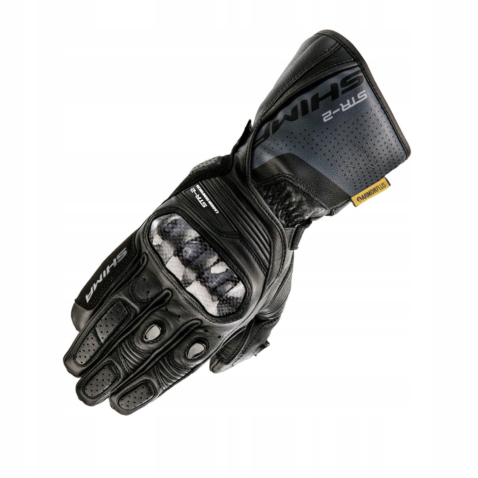 Shima STR-2 Black Motocyklové športové rukavice