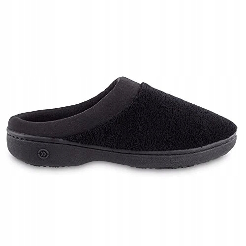 Isotoner Černé Pantofle Z Textilního Materiálu 39 J0B