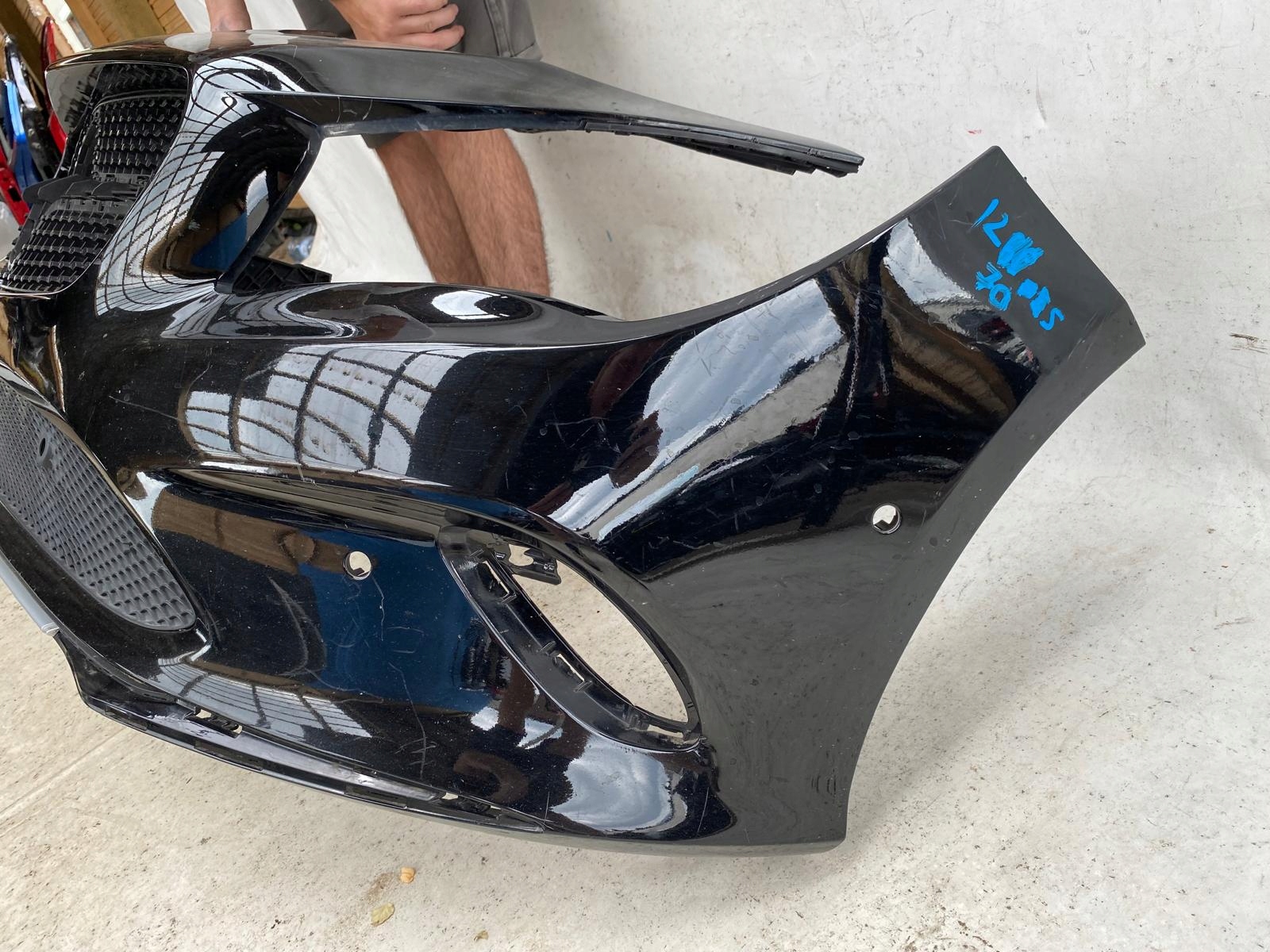 MERCEDES CLA W117 LIFT 16- bumper front front grill grid SPOILER