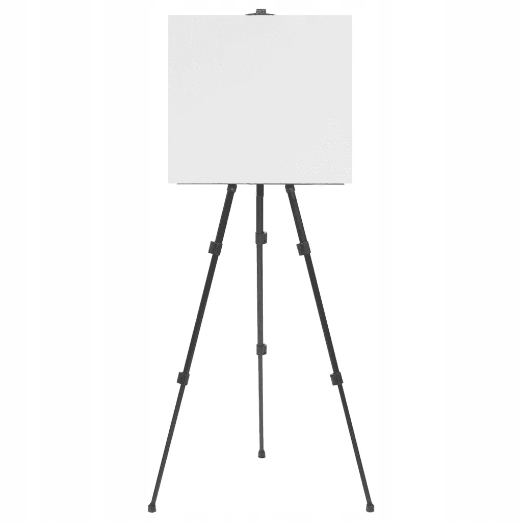 vidaXL Nastavitelný výstavní stojan, černý, kovový