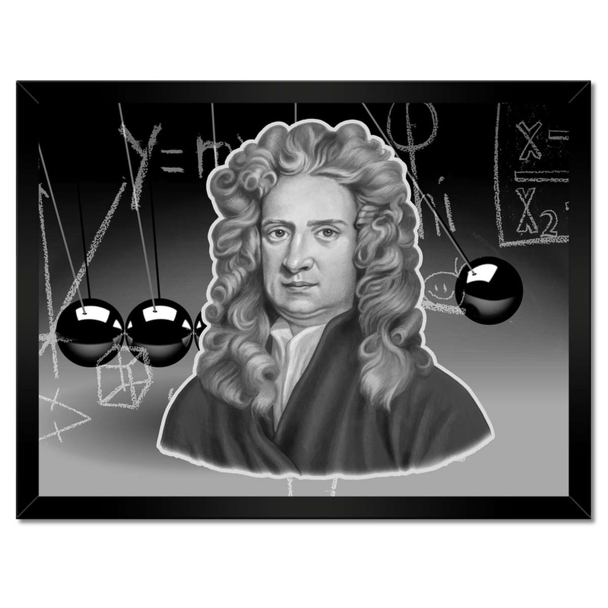 Plakáty v rámu 40x30 Isaac Newton