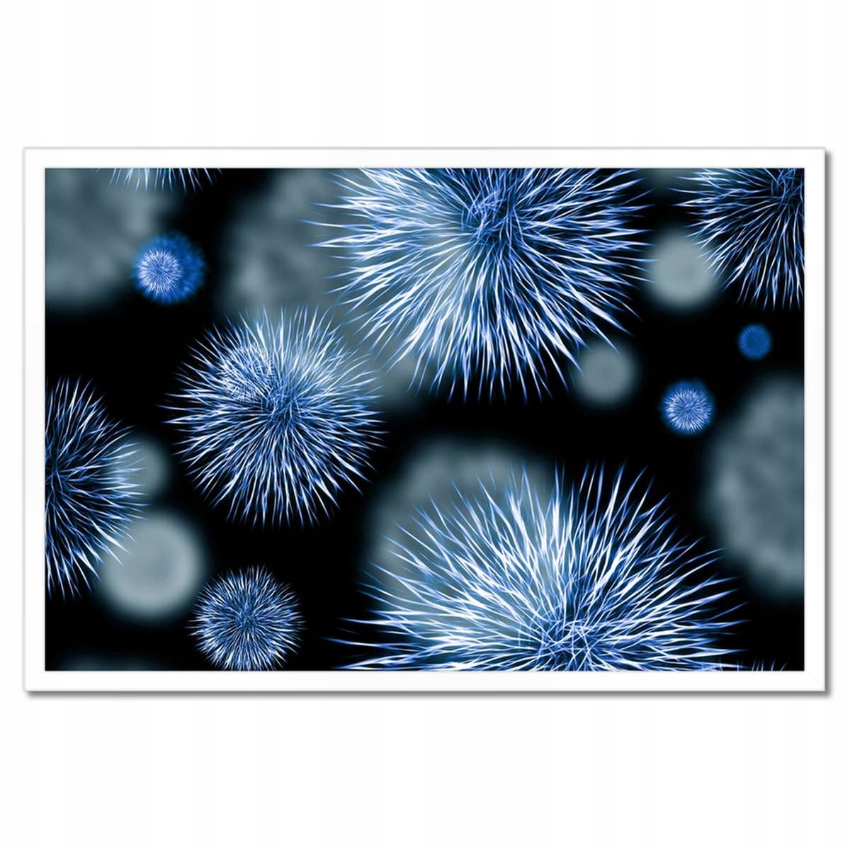 Plakáty v rámu 60x40 Virus Bakterie Makro