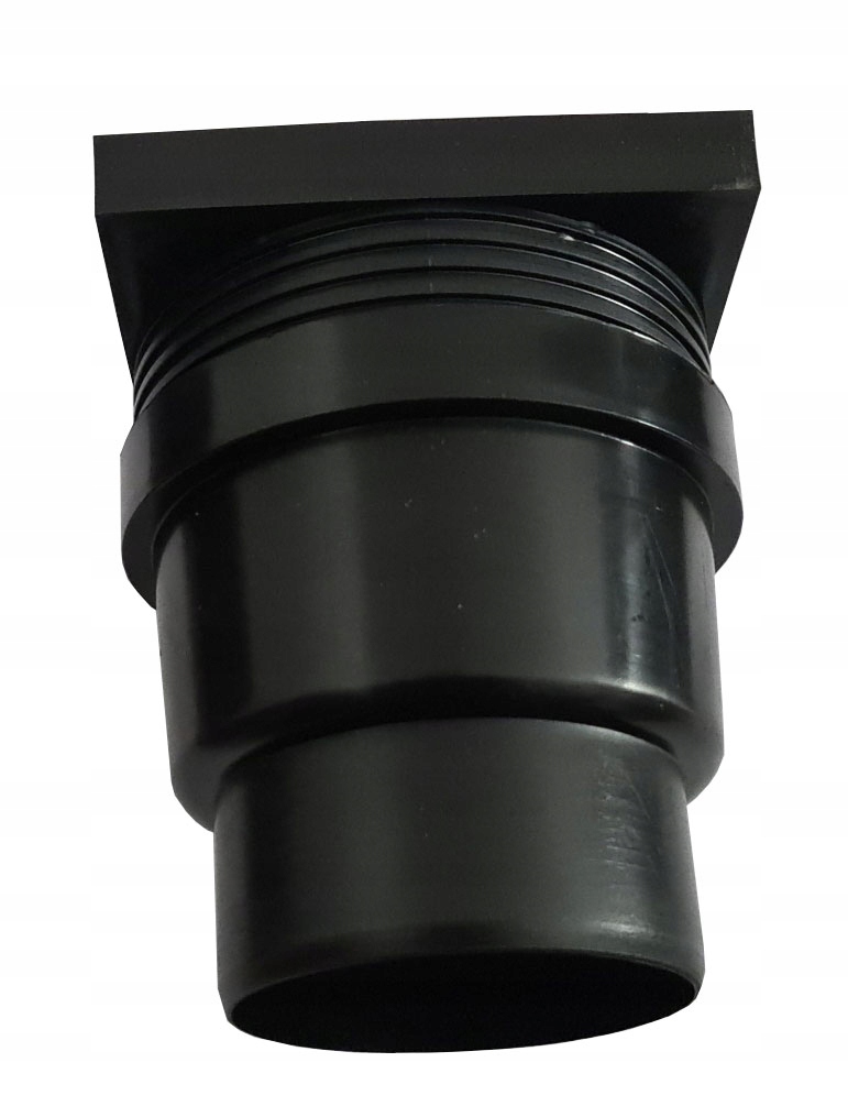 KRATKA ŚCIEKOWA FI 110 CZARNA DENKO TWORZYWO 150X150 ODPŁYW DOLNY Długość 0 cm