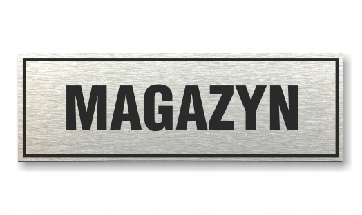 Tabliczka z taśmą OPA-04 - MAGAZYN