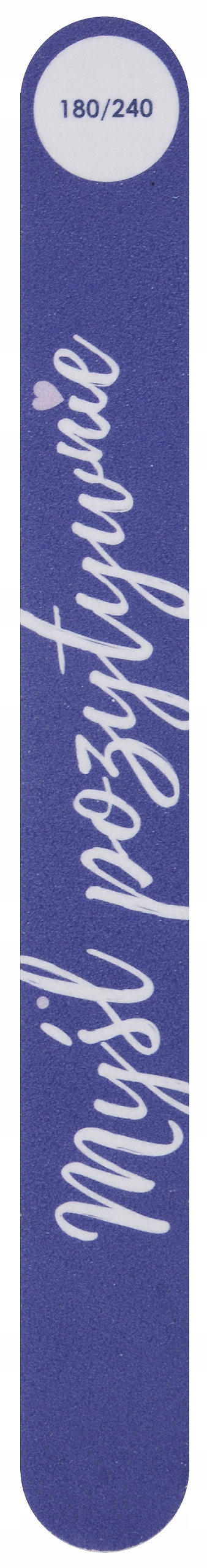 Pilniczek pilnik celulozowy miks wzorów do paznokci 180/240 INTER-VION Marka Inter-vion