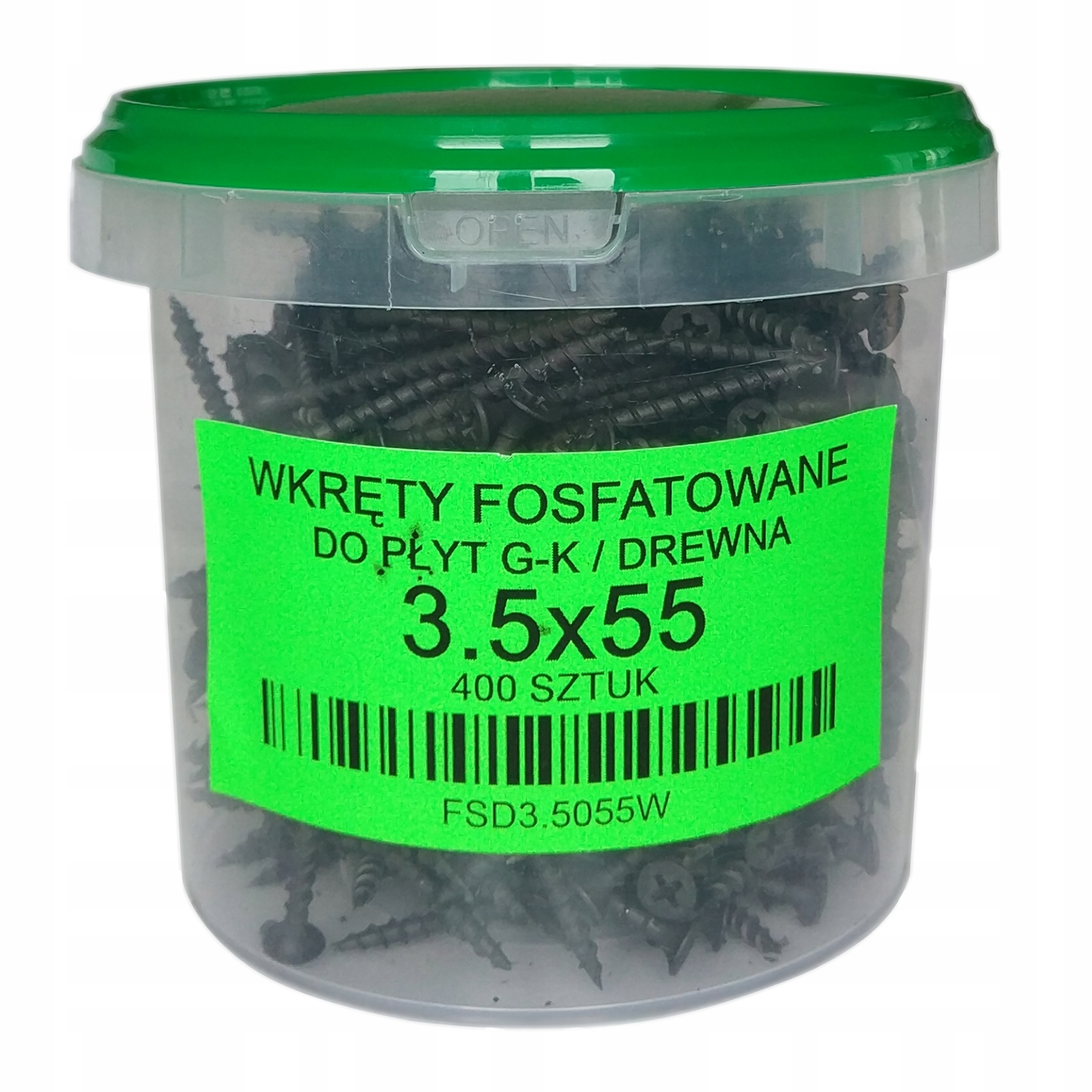 

Wkręt Fosfatowany Do Drewna 3.5x55 Wiaderko 400