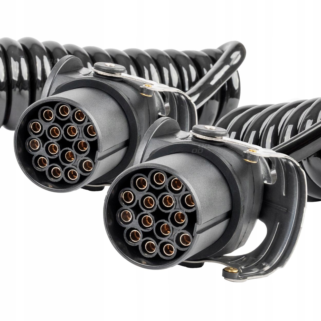 Spirálový kabel návěsu Tir 2x 15 Pin 5 m 24V AMIO-04382