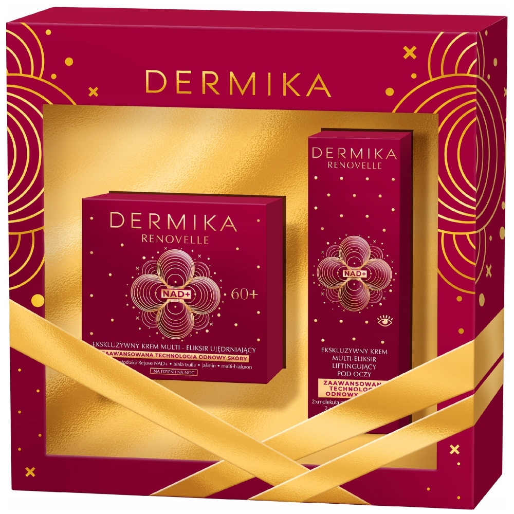 Dermika Renovelle Dárková Sada kosmetických krémů na obličej pod oči 60+