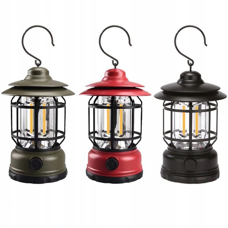 LAMPA KEMPINGOWA BIWAKOWA AKUMULATOROWA LED COB USB LATARNIA TURYSTYCZNA Rodzaj akumulatorowa