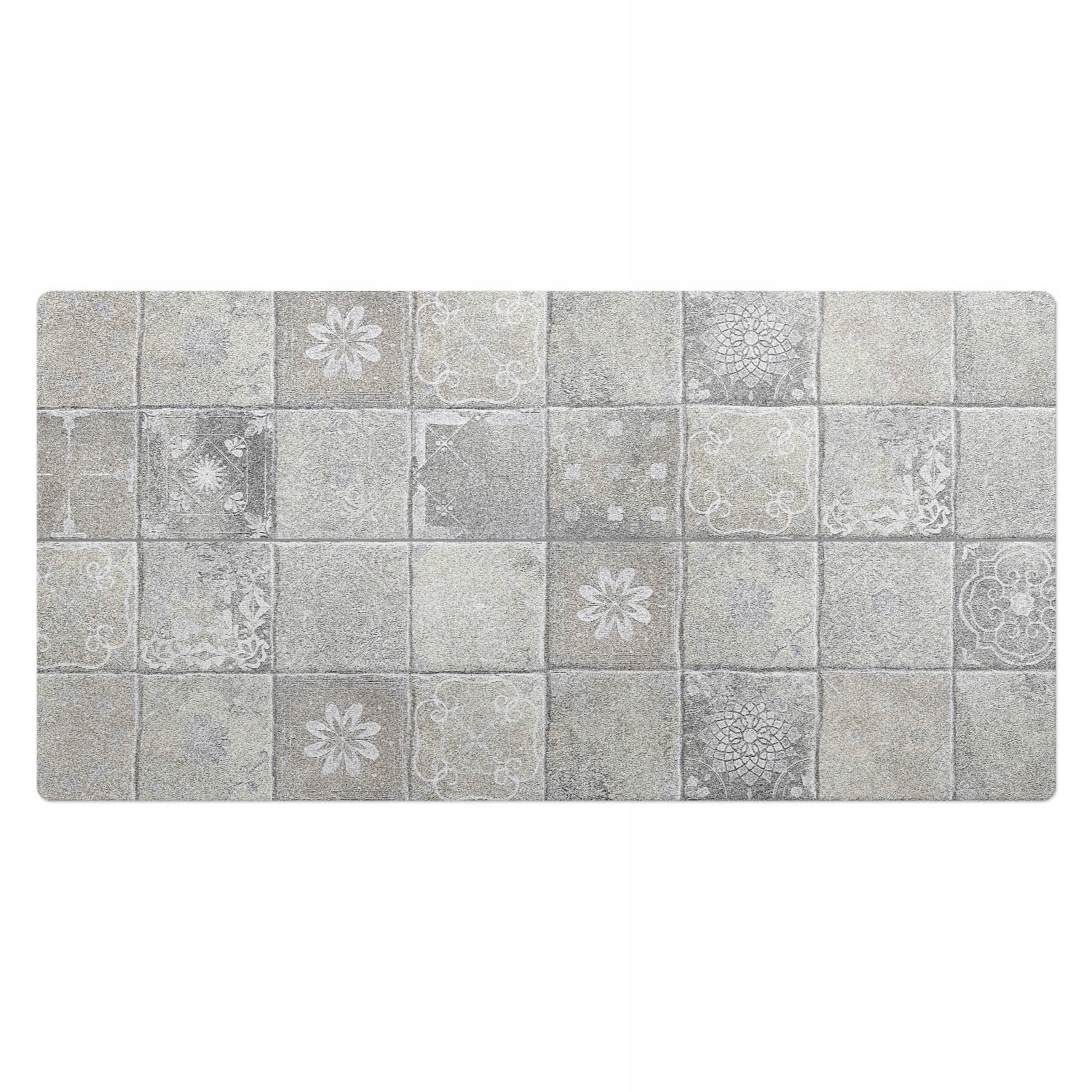 Dekorativní podložka se vzorem na psací stůl Dlaždicový vzor s ornamenty 100 x 50 cm