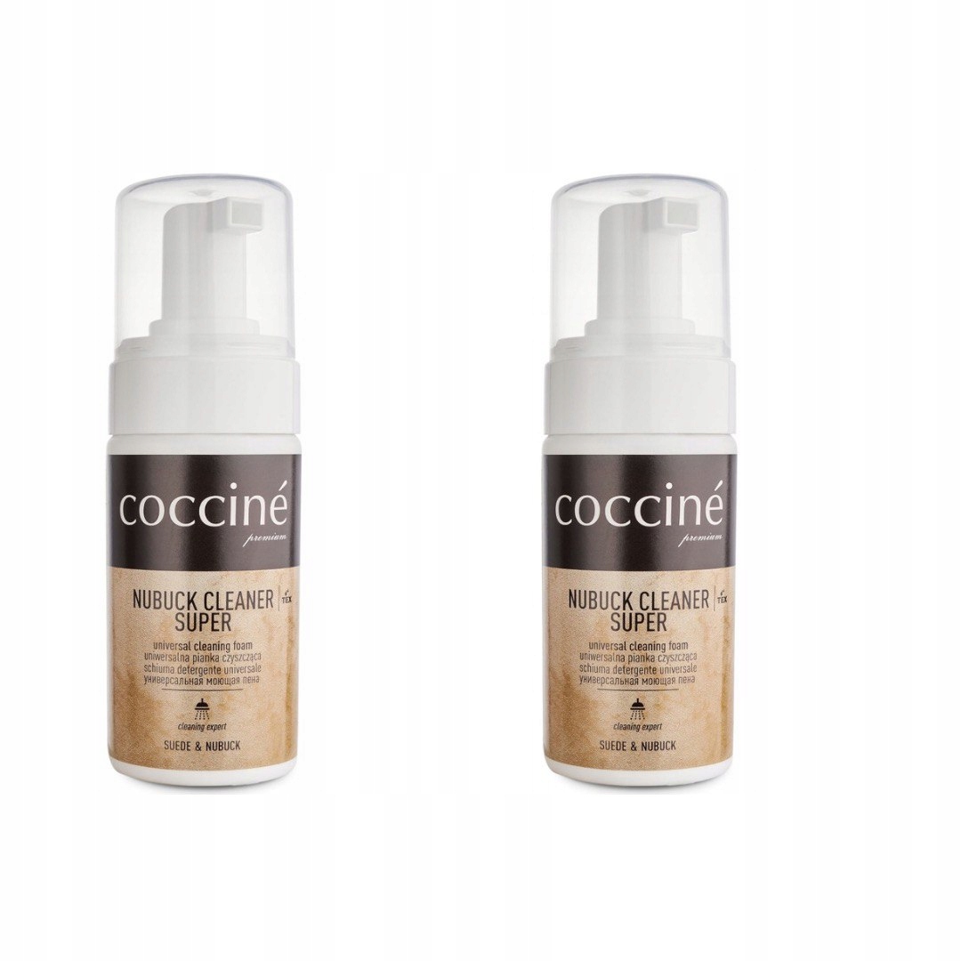2 X Coccine Nubuck Cleaner Pianka Do Czyszczenia Zamszu