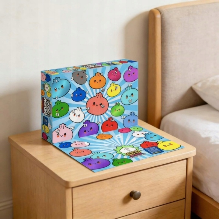 Адвент-календарь Goaduoynt Squishy 3D, 24 мялки-антистресс — фото 7
