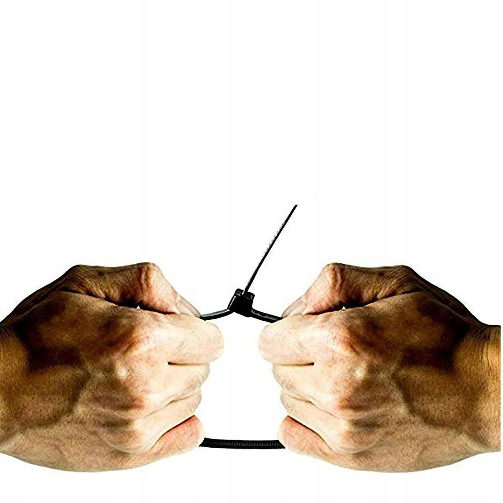 MOCNE OPASKI ZACISKOWE 3X300mm 100 SZT CZARNE TRYTYTKI KABLOWE ( 30CM ) Długość 300 mm