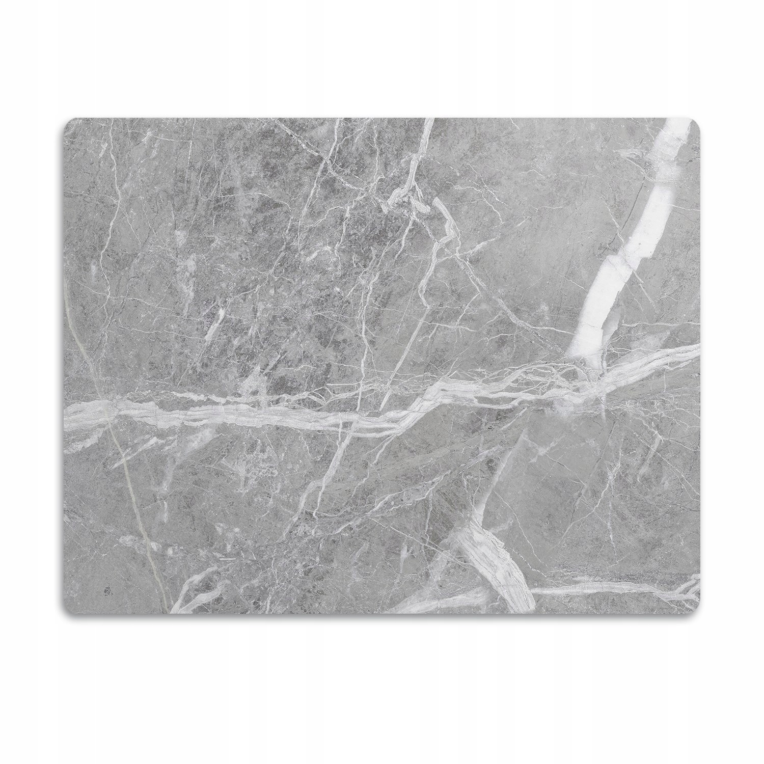 Levně Podložka pro kočky a psa pod misky Šedý mramor 60x40 cm