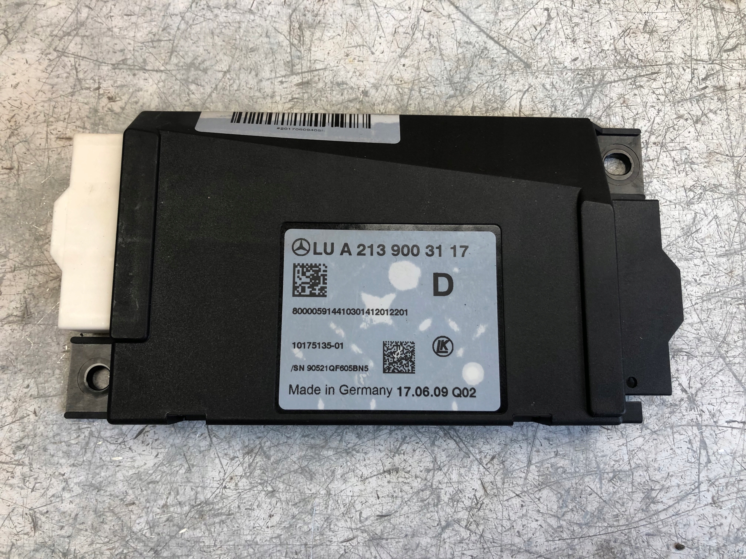 MERCEDES E W213 W238 module control unit ZAPLONU