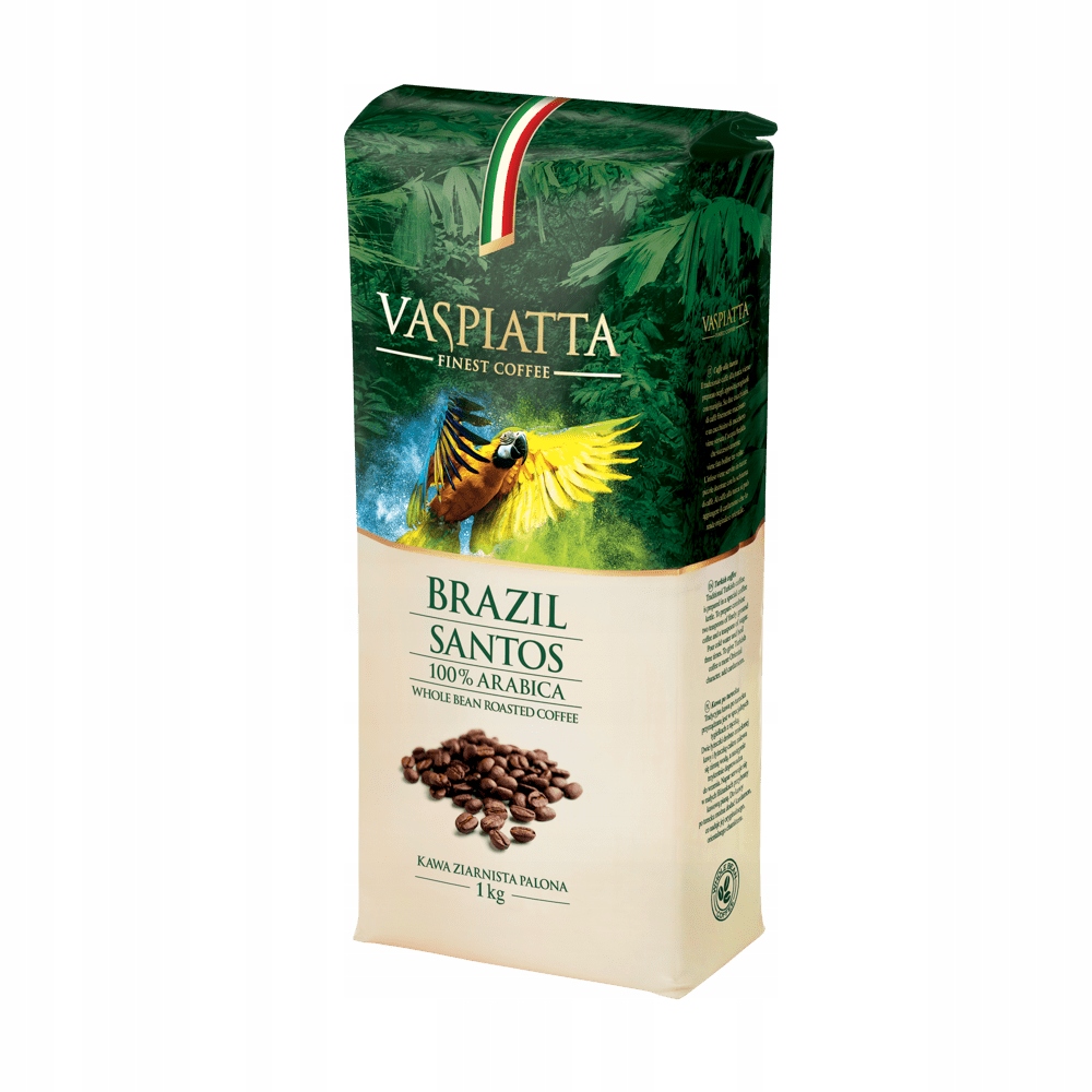 Kawa Ziarnista Vaspiatta Brazil Santos 1kg