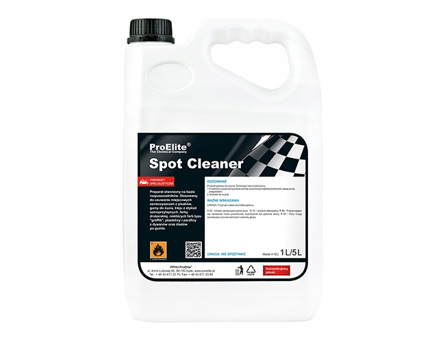 PROELITE SPOT CLEANER 5L DO KLEJU FARB GUMY