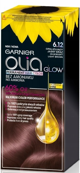 

Garnier farba do włosów Olia 6.12 opal. jasny brąz