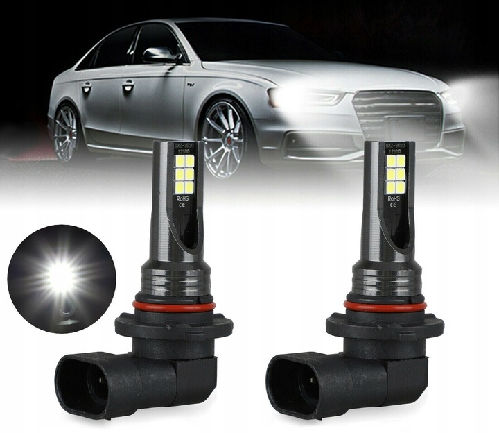 2x ŻARÓWKI 9012 LED HIR2 CSP 400% HOMOLOGACJA E11 Rodzaj LED